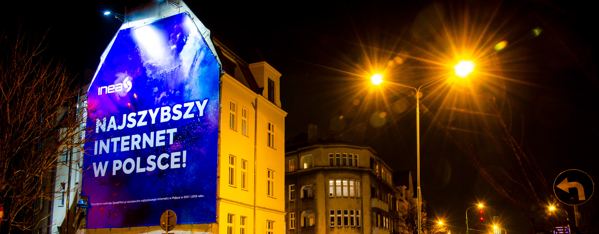 Reklama outdoor Poznań Zeylanda Inea