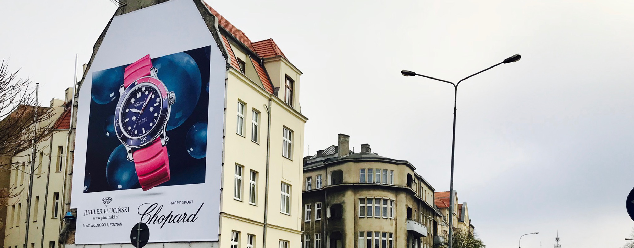 Reklama wielkoformatowa Poznań Zeylanda Plucinski