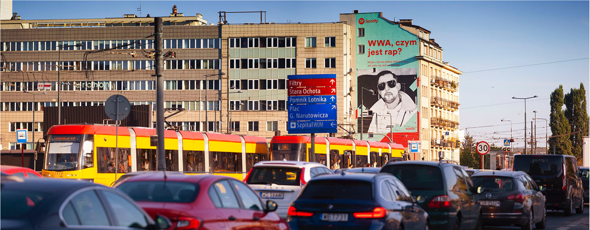 Grójecka mural Warszawa
