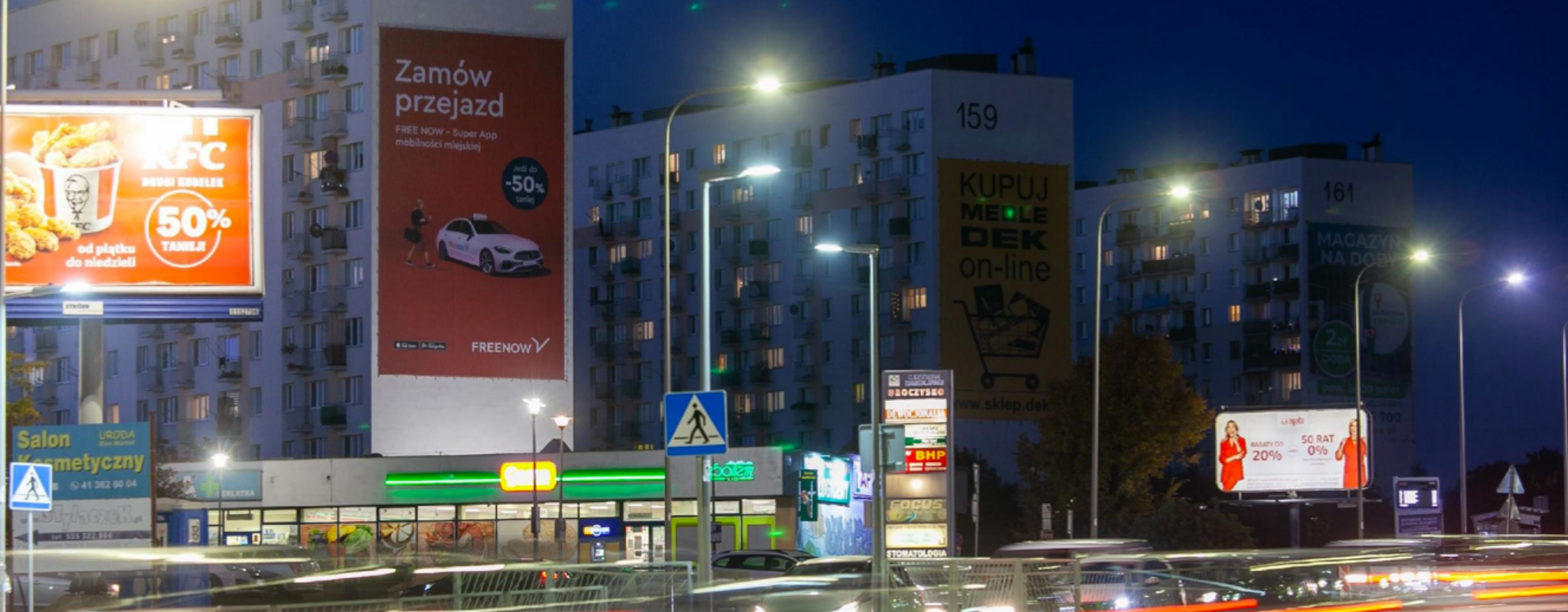 Powierzchnia reklamowa w Kielcach