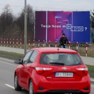 Reklama na Piastowskiej Białystok
