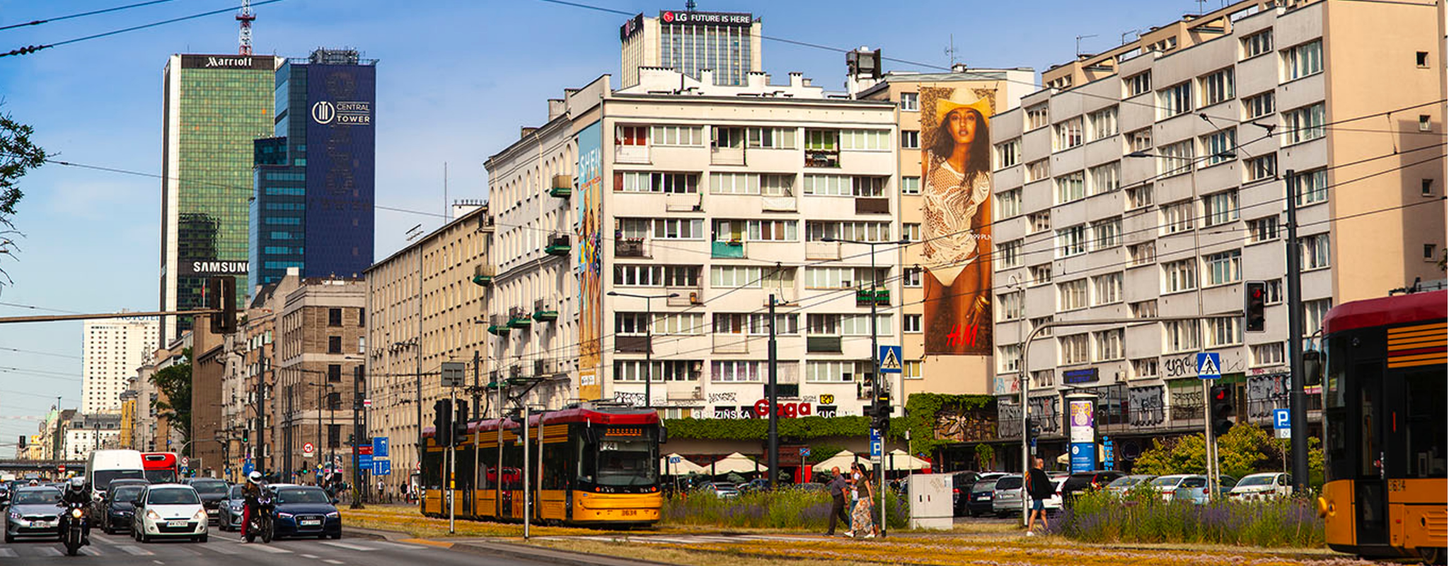 Duża reklama w Warszawie