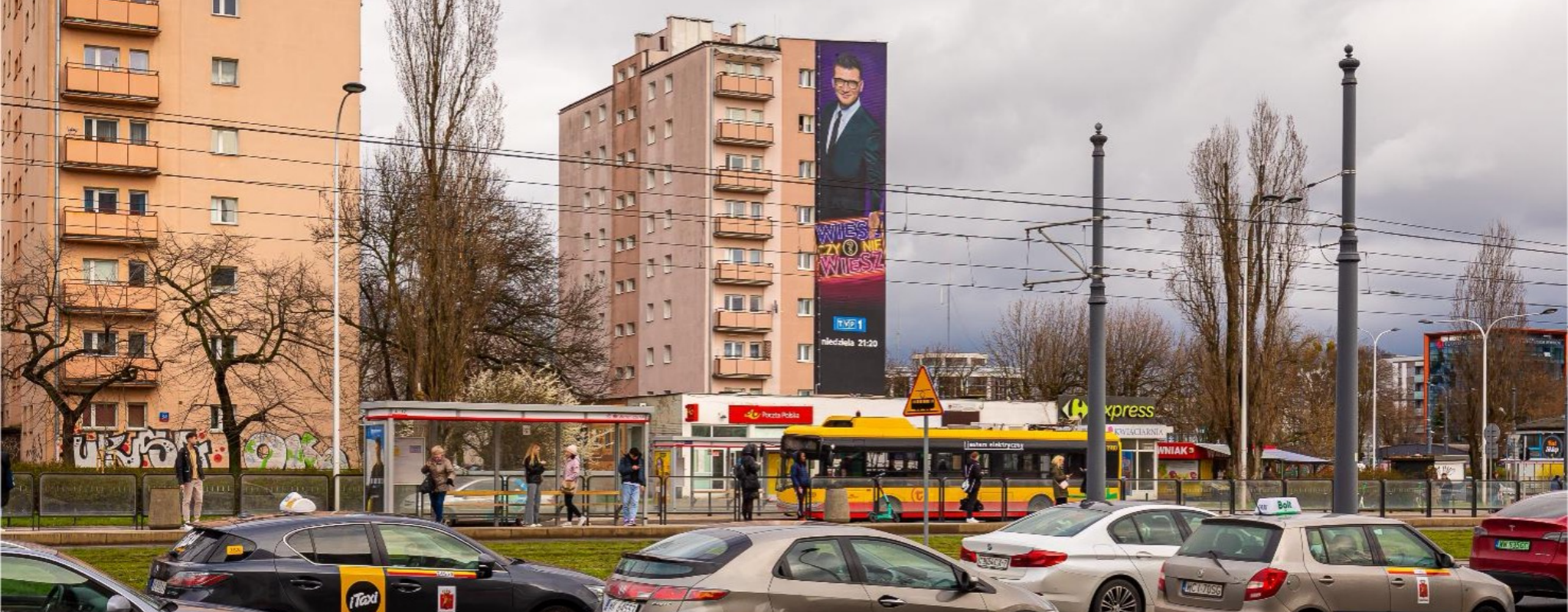 Reklama na Woroniczej w Warszawie