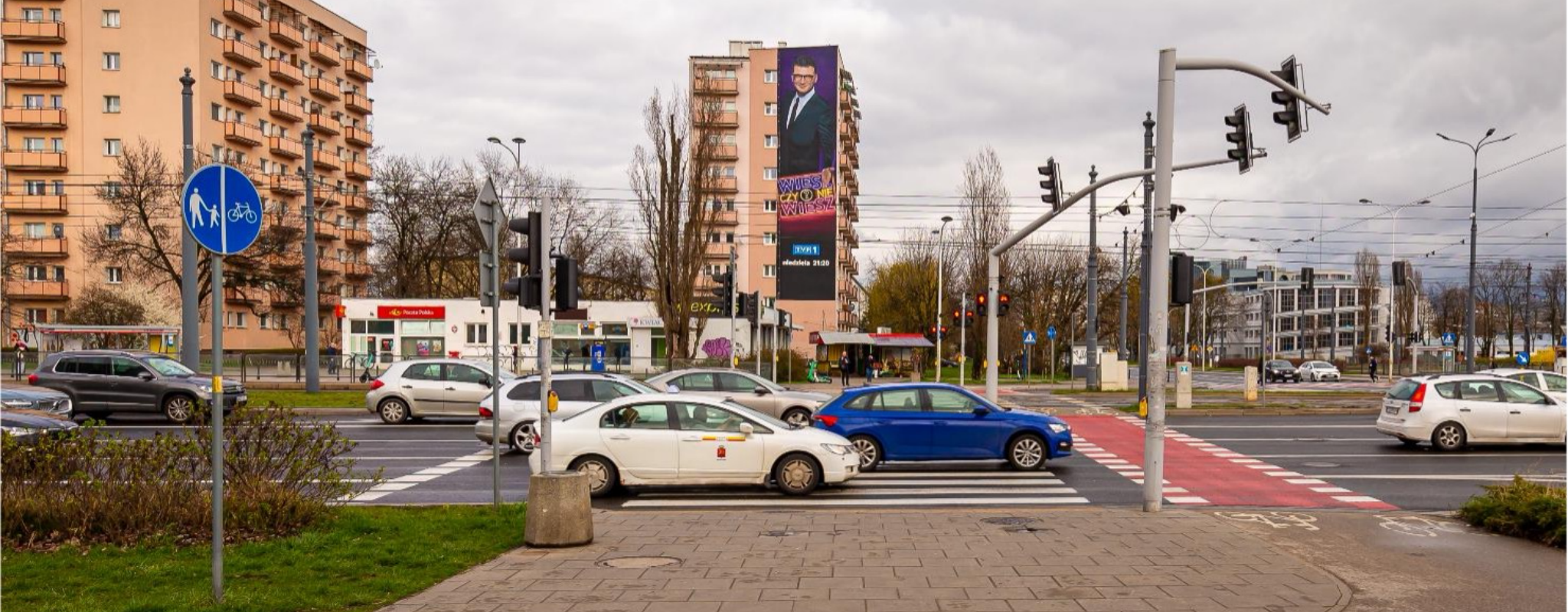 Reklama na Woroniczej w Warszawie