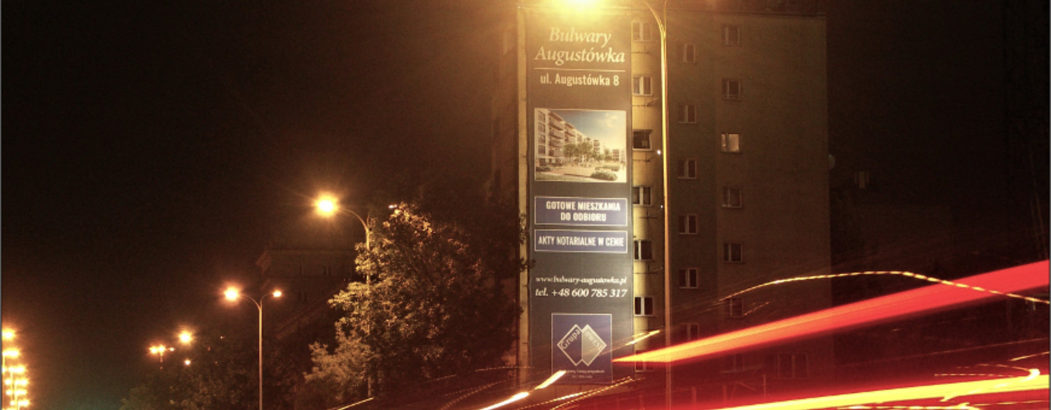 reklama na czerniakowskiej w Warszawie