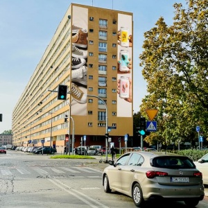 reklama na Drukarskiej we Wrocławiu