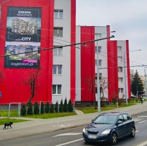 Duża reklama na Muzycznej w Lublinie